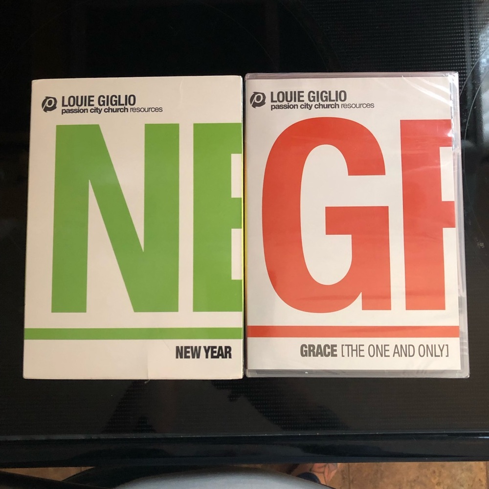 🦋3/$20🦋 NWT Louie Giglio DVDs